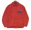 画像1: ビンテージ【00’s】【パタゴニア】【Patagonia】【赤】【シンチラスナップT】【フリース】プルオーバー【サイズM】  (1)