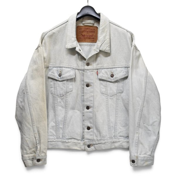 画像1: 【90’s】ビンテージ【USA製】【リーバイス】【Levi’s】【70598-4803】【デニムジャケット】Gジャン【アイスブルー】ブルーデニム【サイズL】  (1)