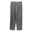 画像1: 【90’s】ビンテージ【エディーバウアー】【Eddie Bauer】【ヘリンボーン柄】【2タックパンツ】スラックス【黒×白】【36×32】  (1)
