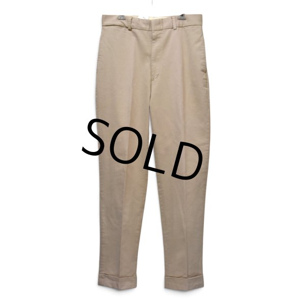 画像1: 【90’s】ビンテージ【USA製】【ポロ ラルフローレン】【Polo Ralph Lauren】【チノパンツ】スラックス【ベージュ】ストレッチパンツ【W32】  (1)