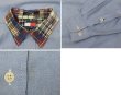 画像3: 【トミーヒルフィガー】【TOMMY HILFIGER】【襟チェック】【オックスフォードシャツ】【水色】【サイズM】  (3)