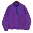 画像1: 【90’s】ビンテージ【パタゴニア】【Patagonia】【シンチラスナップT】【フリース】【パープル】【サイズL程度】 (1)
