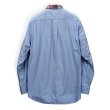 画像5: 【トミーヒルフィガー】【TOMMY HILFIGER】【襟チェック】【オックスフォードシャツ】【水色】【サイズM】  (5)