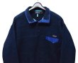 画像4: 【90’s】ビンテージ【パタゴニア】【Patagonia】【ネイビー】【雪なしタグ】【シンチラ】【スナップT】【フリース】【サイズL】  (4)