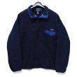 画像1: 【90’s】ビンテージ【パタゴニア】【Patagonia】【ネイビー】【雪なしタグ】【シンチラ】【スナップT】【フリース】【サイズL】  (1)