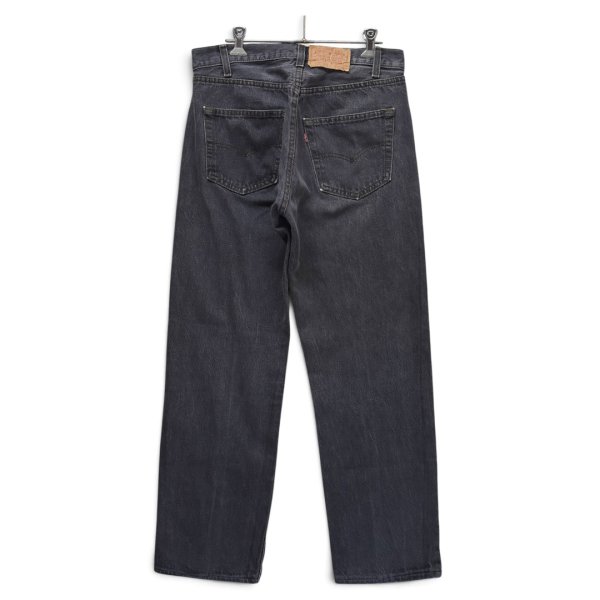 画像7: 【90’s】ビンテージ【USA製】【リーバイス】【Levi’s】【501】【先染めブラック】ブラックデニムパンツ【W32】  (7)