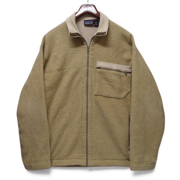 画像1: 【00’s】【USA製】【パタゴニア】【Patagonia】【シンチラ】【アークティックジャケット】フルジップフリース【ベージュ】【サイズL】  (1)