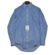 画像1: 【デッドストック】ビンテージ【BANCROFT】【水色】【ボタンダウンシャツ】長袖シャツ【サイズ15-33】 (1)