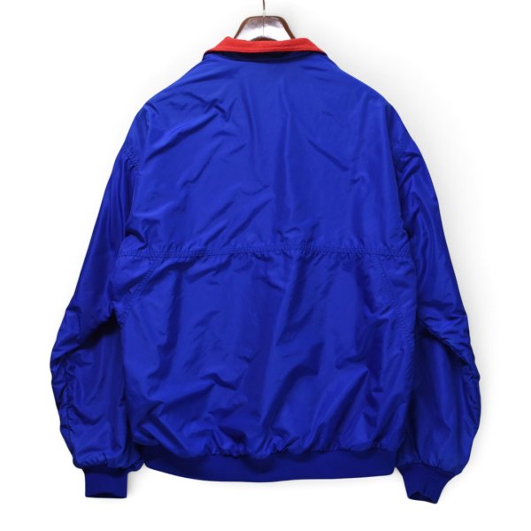 画像4: 【90’s】ビンテージ【USA製】【パタゴニア】【Patagonia】シェルドシンチラジャケット【ナイロンジャケット】フルジップ【コバルトブルー×赤】【サイズXL】  (4)