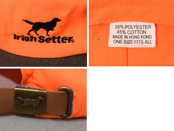 画像2: 【アイリッシュセッター】【Irish Setter】【犬】【ハンティング】【オレンジ×ブラウン】【キャップ】【フリーサイズ】  (2)