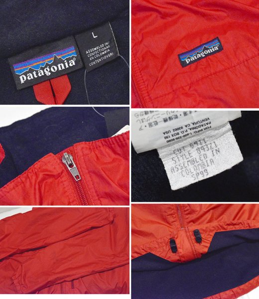 画像2: ビンテージ【99年】【パタゴニア】【Patagonia】【ゼファージャケット】【赤】【84321】【サイズL】  (2)