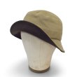 画像5: 【イタリア製】【ブルックスブラザーズ】【Brooks Brothers】【ブラウン】【コットン×スエード】【バケットハット】【サイズM】  (5)
