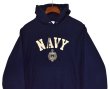 画像4: 【チャンピオン】【Champion】リバースウィーブ【REVERSE WEAVE】【U.S.NAVY】【プルオーバーパーカー】【紺】【サイズM】  (4)