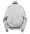 画像3: 【60’s】【ビンテージ】【Cober Knit】【コットンブルゾン】【ホワイト×黒×エンジ】【サイズ40】  (3)