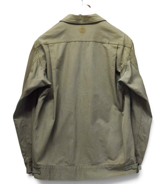 画像3: 【40’s】【ビンテージ】【U.S. ARMY】【M-41】【HBTジャケット】ヘリンボーンツイル【38R】  (3)
