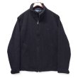 画像1: 【90’s】ビンテージ【ポロ ラルフローレン】【Polo Ralph Lauren】チャコールグレー【ウールジャケット】【フルジップ】ブルゾン【ダークグレー】【サイズM】  (1)