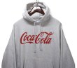 画像3: 【チャンピオン】【Champion】【コカ・コーラ】【Coca-Cola】リバースウィーブ【REVERSE WEAVE】【プルオーバーパーカー】【霜降りグレー】【サイズL】  (3)