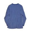 画像3: ビンテージ【CLAYBROOKE OUTDOORS】【ヘンリーネック】【ボーダー】【長袖Tシャツ】【青】【サイズL】 (3)