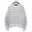 画像1: 【90’s】ビンテージ【ラルフローレン】【Ralph Lauren】【ボーダー】【コットンニット】【白×紺】【サイズL】  (1)