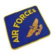 画像1: 【50’s】【ビンテージ】【U.S. ARMY AIR FORCES】USAF【フェルトマット】ペナント【青】雑貨  (1)
