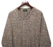 画像3: 【90’s】【USA製】ビンテージ【The Clubhouse Collection】【マルチカラー】【Vネックニットセーター】【サイズL】  (3)