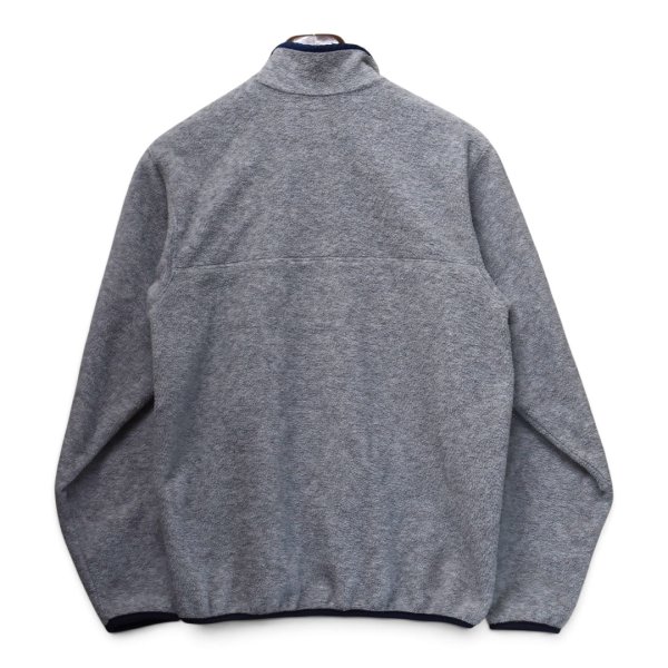画像4: 【80’s】【ビンテージ】【USA製】【パタゴニア】【Patagonia】【三角タグ】前立てナイロン【シンチラスナップT】【フリース】プルオーバー【グレー×紺】【サイズL】  (4)
