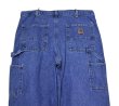 画像3: 【カーハート】【Carhartt】【デニム】ブルーデニム【ペインターパンツ】ルーズフィット【W36】  (3)