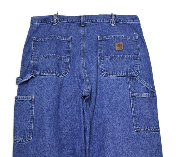画像3: 【カーハート】【Carhartt】【デニム】ブルーデニム【ペインターパンツ】ルーズフィット【W36】  (3)