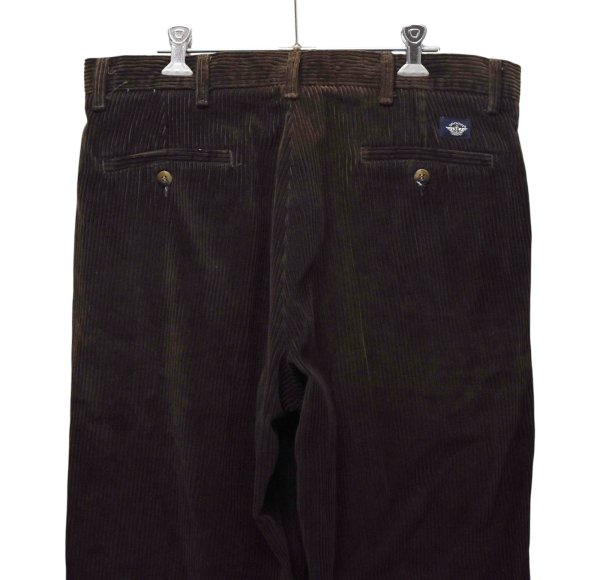 画像4: 【90’s】ビンテージ【ドッカーズ】【DOCKERS】【コーデュロイパンツ】【2タック】【ブラウン】【W34】  (4)