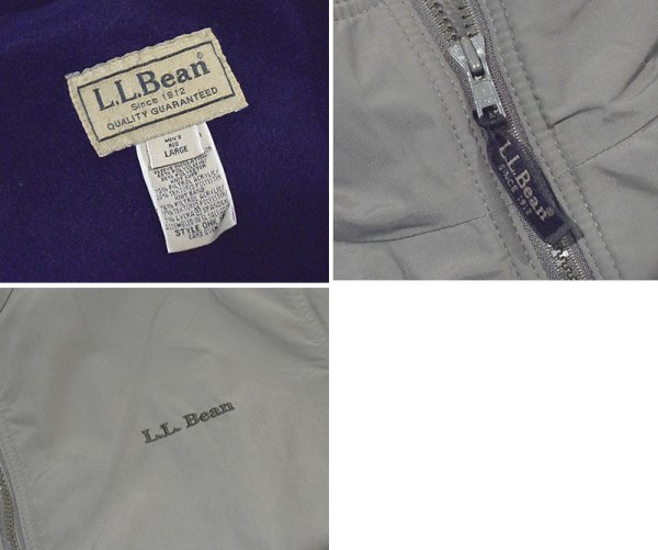 画像2: 【00’s】ビンテージ【エルエルビーン】【L.L.Bean】【ジップアップジャケット】【カーキ】【裏地フリース】【サイズL】  (2)