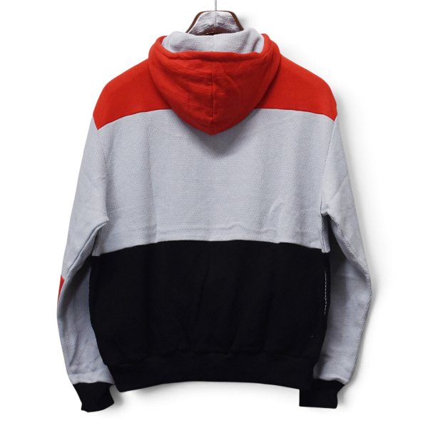 画像4: 【デッドストック】ビンテージ【プーマ】【PUMA】【PUMA SPORTS】【赤×グレー×黒】【ハーフジップパーカー】【サイズM】  (4)