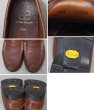 画像2: 【アレンエドモンズ】【Allen Edmonds】【Duke】【ブラウン】型押し【ペニーローファー】コインローファー【サイズ10 1/2】【Vibramソール】  (2)