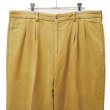 画像3: 【90’s】ビンテージ【ブルックスブラザーズ】【Brooks Brothers】【ベージュ】【2タック】【モールスキンパンツ】【W36】 (3)