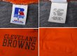 画像2: 【80’s~】ビンテージ【USA製】【ラッセル】【Russell】【CLEVELAND BROWNS】【NFL】【プルオーバーパーカー】【オレンジ】【サイズM】  (2)