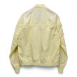 画像5: 【70’s〜80’s】【ビンテージ】【ライトイエロー】【カップショルダー】ダービージャケット【フルジップジャケット】【サイズL程度】  (5)