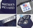 画像2: 【USA製】ビンテージ【MARTHA’S VINEYARD】【メッシュキャップ】【BBキャップ】【紺】サイズフリー  (2)
