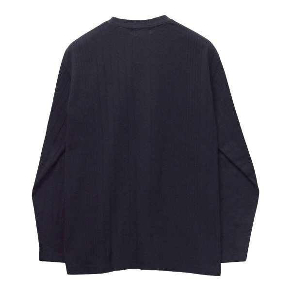 画像4: 【ピエールカルダン】【pierrecardin】【クルーネック】ハリヌキ【長袖カットソー】【黒】【サイズL】  (4)