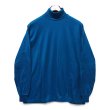 画像1: ほぼ未使用】【90’s】【USA製】【ビンテージ】【Cross Creek】【ブルー】【タートルネック】【ロンT】【サイズXL】  (1)