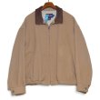 画像1: 【90’s】【USA製】【ビンテージ】【ランズエンド】【LANDS' END】【ウールブルゾン】【レザー襟】【サイズXL】  (1)