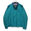 画像1: 【90’s】【ビンテージ】【USA製】【K-Products】ケープロダクツ【Bobcat】【企業ロゴ】【エメラルド】ジップアップブルゾン【サイズL】  (1)