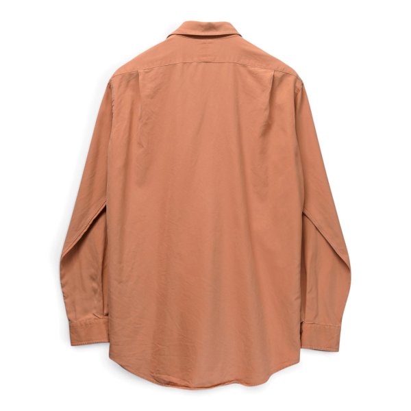 画像3: 【ポロ ラルフローレン】【Polo Ralph Lauren】【オレンジ】コットン×シルク 長袖シャツ【サイズS】  (3)