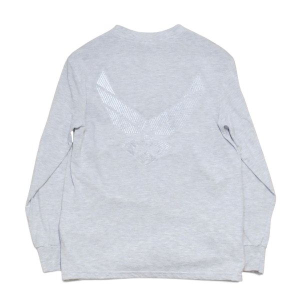 画像3: 【90’s】【USA製】【ビンテージ】【SOFFE】【USAF】【バックプリント】【長袖Tシャツ】【グレー】【サイズS】  (3)