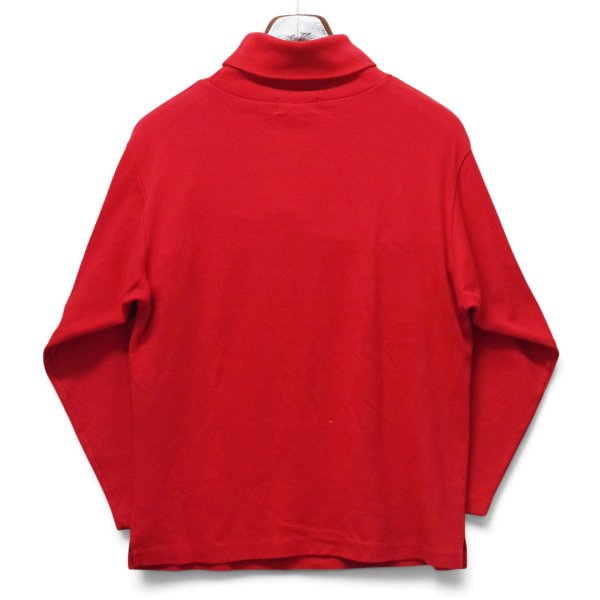 画像4: ビンテージ【アバクロンビー＆フィッチ】【Abercrombie & Fitch】【タートルネック】【長袖Tシャツ】【赤】【サイズM】 (4)