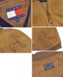 画像2: 【90’s】【トミーヒルフィガー】【TOMMY HILFIGER】【MA-1タイプ】【スエードレザージャケット】【ブラウン】【サイズXL】 (2)