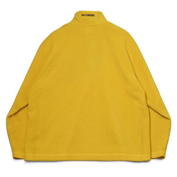 画像4: 【90’s】ビンテージ【オールドギャップ】【GAP】【GAP ATHLETIC】【黄色】【ハーフジップフリース】【サイズXL】  (4)