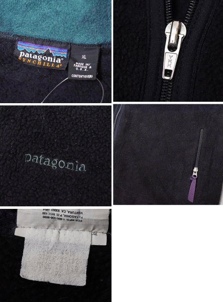 画像2: 【90’s】ビンテージ【パタゴニア】【Patagonia】【シンチラフリースベスト】【ブラック】【サイズXL】 (2)