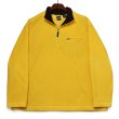 画像1: 【90’s】ビンテージ【オールドギャップ】【GAP】【GAP ATHLETIC】【黄色】【ハーフジップフリース】【サイズXL】  (1)