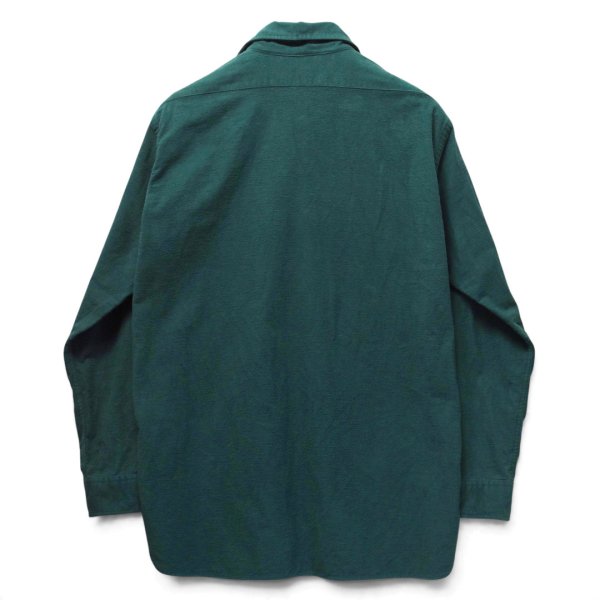 画像3: 【90’s】ビンテージ【エルエルビーン】【L.L.Bean】【緑・グリーン】【シャモアクロスシャツ】【グリーン】【長袖シャツ】【サイズ16 1/2】 (3)