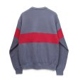 画像4: 【90’s】【ビンテージ】【USA製】【ラッセル】【Russell】【前V】【チャコール×赤】【切り替え】【クルーネックスウェット】【サイズXL】  (4)