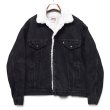 画像1: 【80’s】ビンテージ【USA製】【リーバイス】【Levi’s】【70609】【ブラックデニム】【ボアジャケット】【サイズL】  (1)